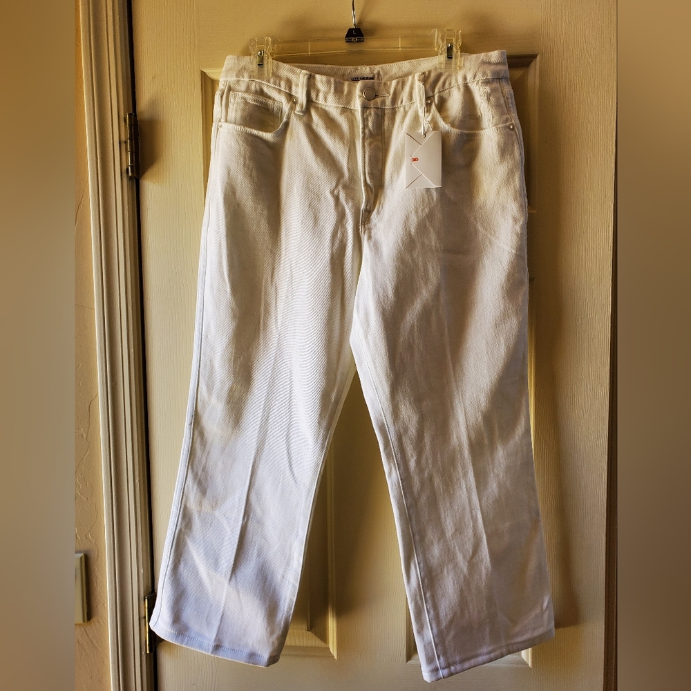 Good American good curve crop mini boot. New with tags.
